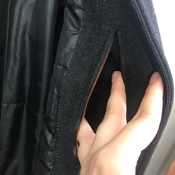 Tech by Tumi Charcoal Wool Blend Soft Shell Jacket - Picture 8 of 11